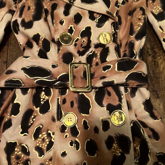 Cache Women’s Leopard Print Button Down Jacket With Removable Belt. Size XS - Picture 2 of 8